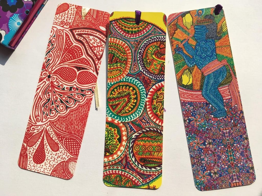 Bohemian art Set of 3 Bookmarks - Stationery | Buy online on ZillyBuy