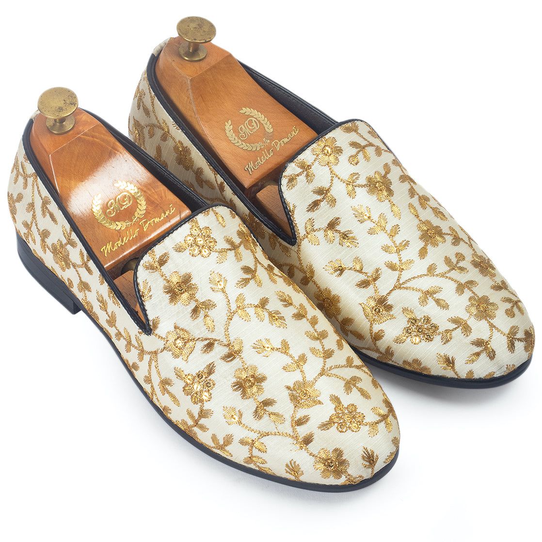 Swarnam Slipons (Limited Edition)-EU 41 / UK 7 / Beige
