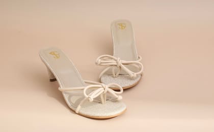 Dainty Bow Kitten Heels-35