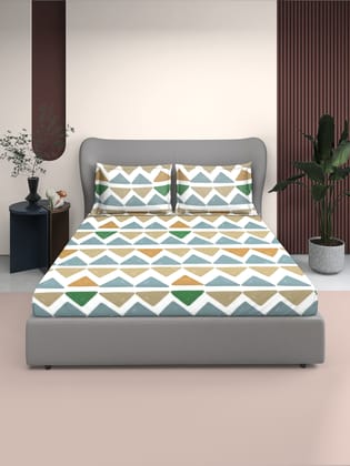 Quirky Home Fantasy Collection King Bedsheet with 2 Pillow Covers