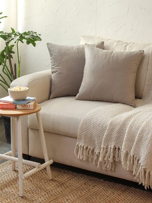 Dhanesh Cushion Cover (Grey)