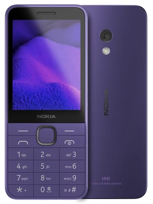 Nokia 235 4G | All-New 4G Keypad Phone with Dual SIM, Scan & Pay UPI, Rear Camera, Wireless FM Radio, MP3 Player, Bluetooth & USB Type C | Purple