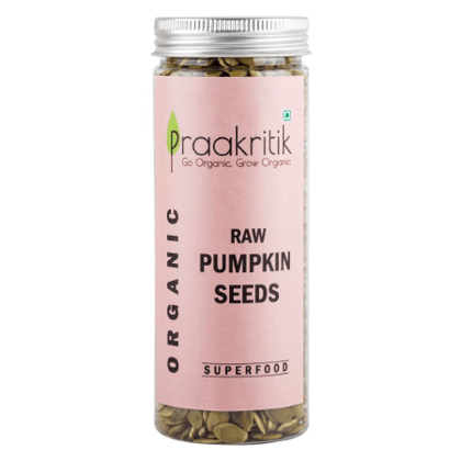 Praakritik Organic Raw Pumpkin Seeds 200G Praakritik Organic Raw Pumpkin Seeds 200G