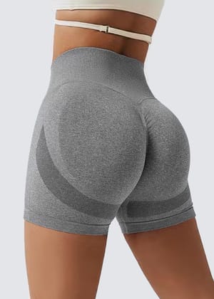 Bellbum Yoga Shorts Grey Spandex