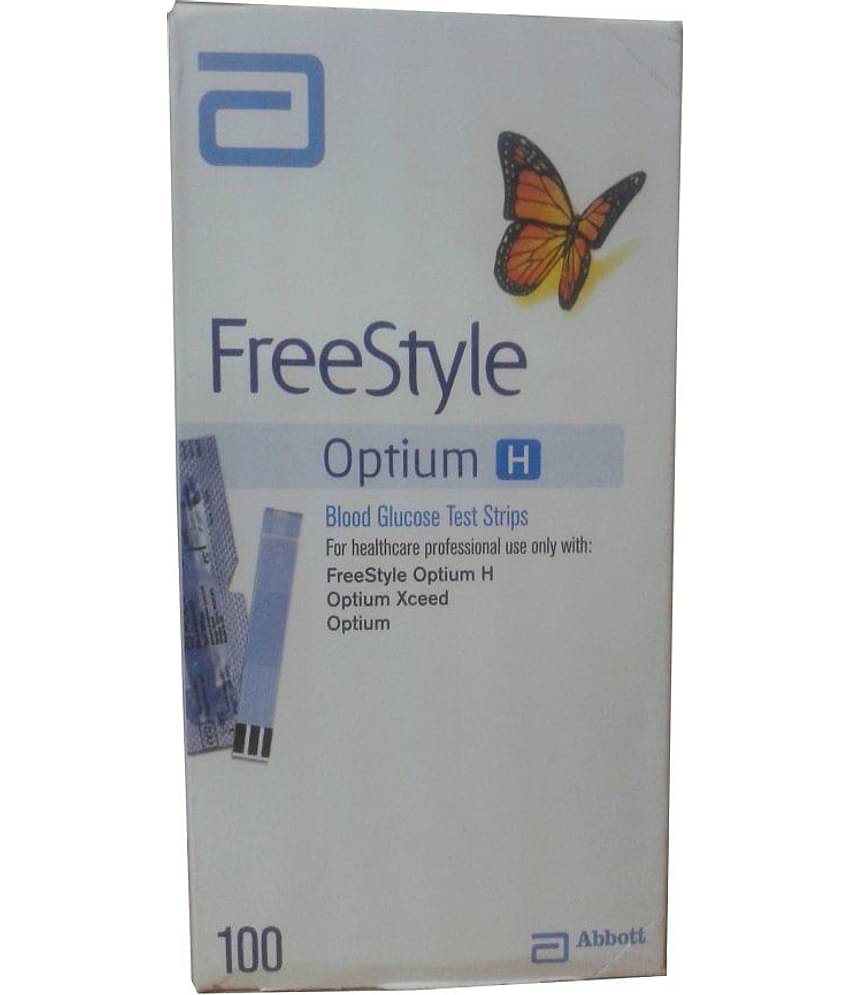 Abbott Freestyle Optium H 100 Test strips For Optium Glucose Meters