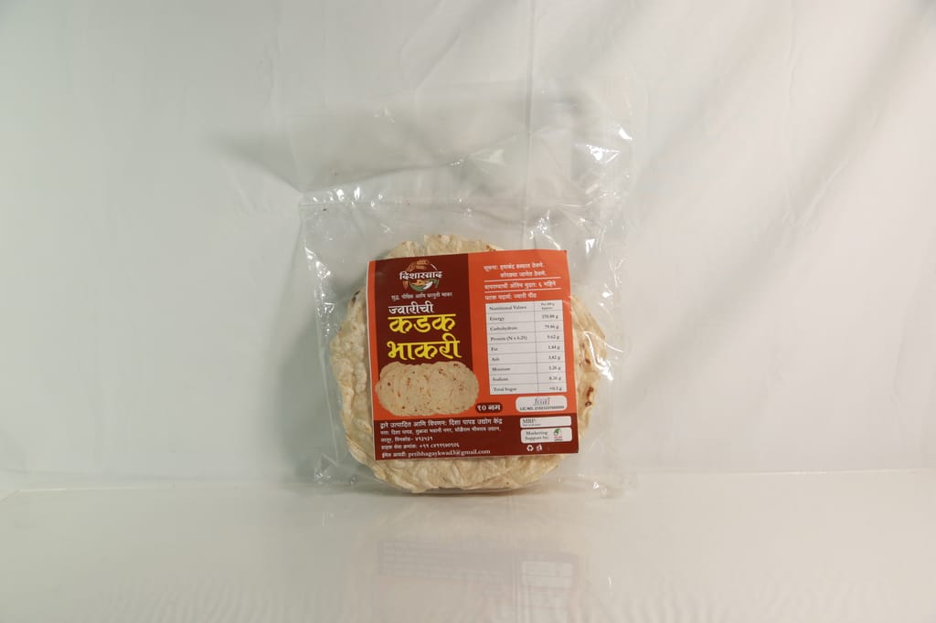 Millet-Based Crisp Flatbread (Jwarichi Kadak Bhakari )