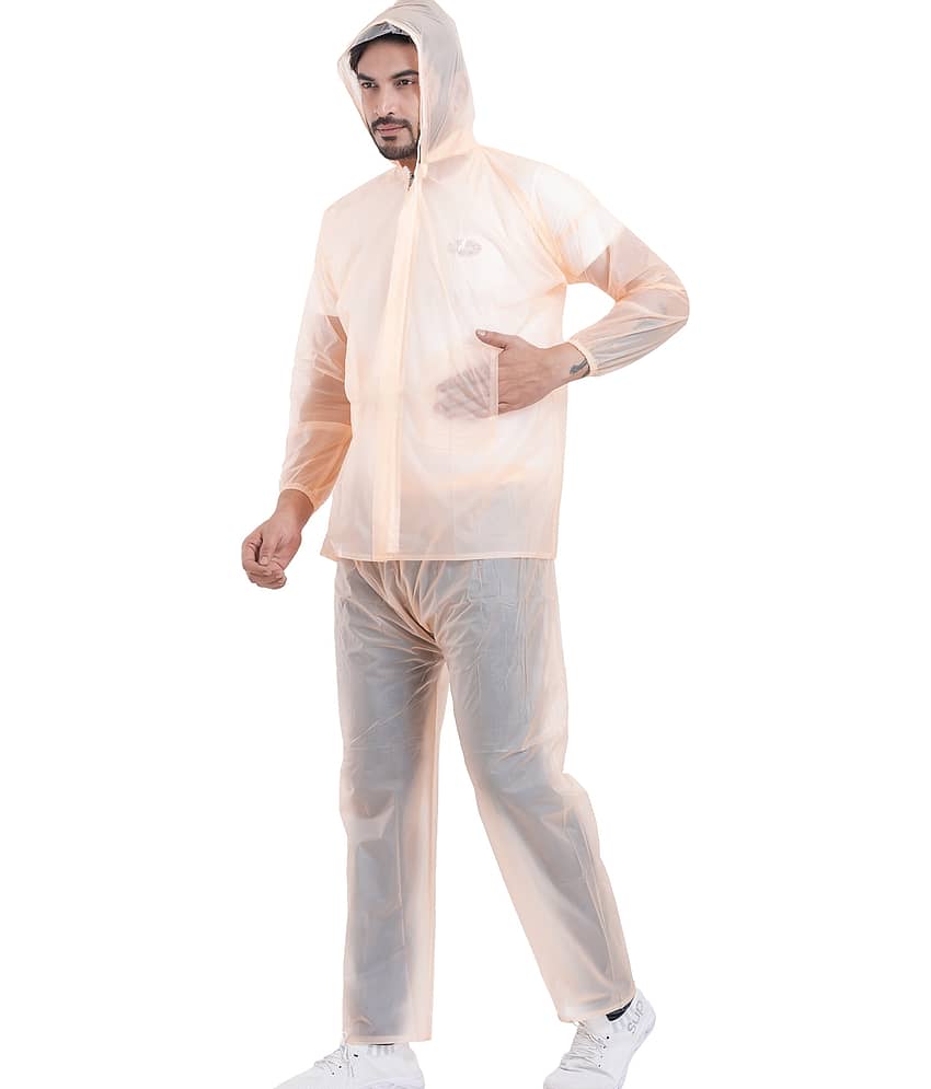 Sindon Peach Nylon Men's Raincoat ( Pack of 1 )