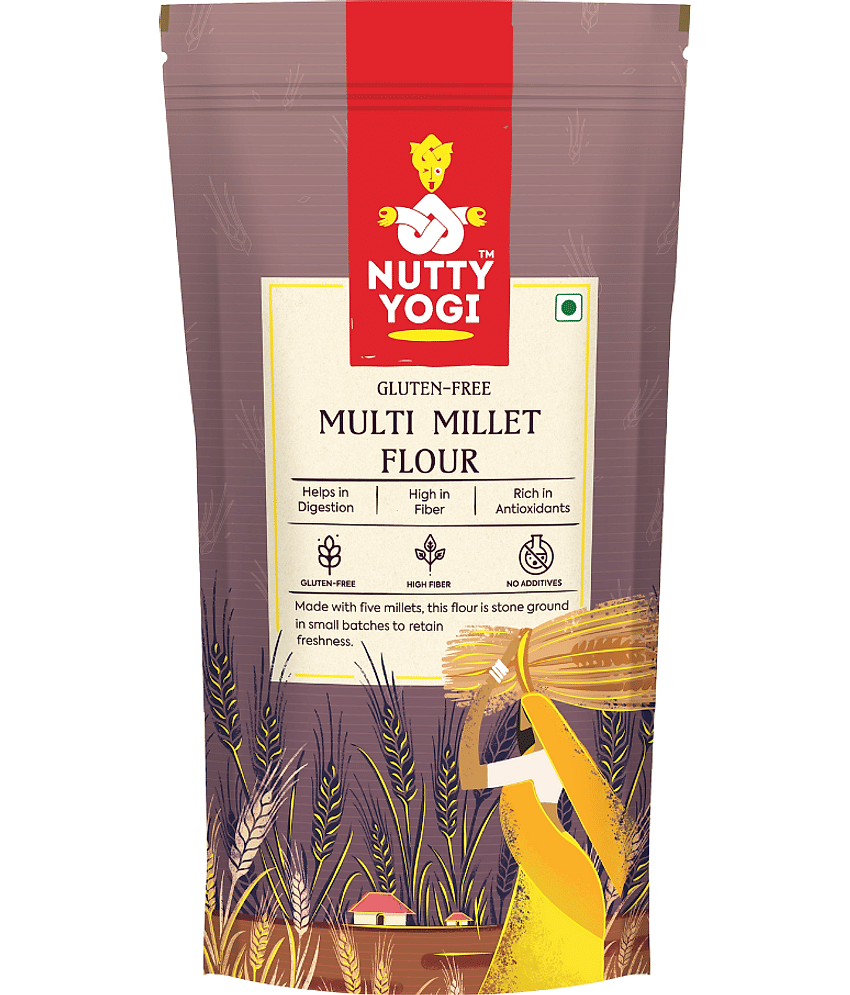 Nutty Yogi Multi Millet Atta 800 gm
