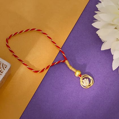 Golden Pure Affection Lumba Rakhi