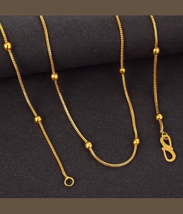 ADMIER Gold Plated Chain ( Set of 1 )