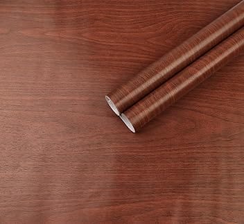 Eurotex Peel and Stick self Adhesive Luxury Wall Stickers DIY Wallpaper for Living Room, Bedroom, Office Easy to Stick PVC Waterproof Scratch Resistance Removable for Home dcor 45 cm x 300 cm Wooden