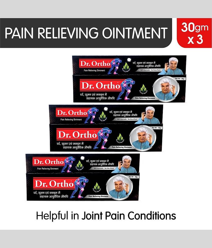 Dr.Ortho Ayurvedic Pain Relieving Ointment - 30 G (Pack Of 3)
