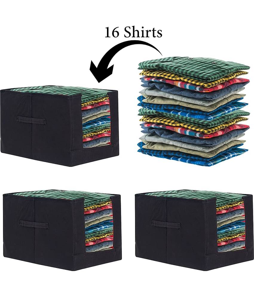 PrettyKrafts Shirt Stacker Closet Organizer - Shirts and Clothing Organizer - (Set of 3)