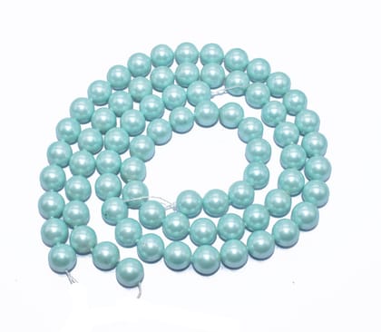Natural Freshwater Round Pearl Oysters Loose Beads for  Craft & Jewelry Making.  FWP-049-Per String Of Approx 40 Pcs / 10 MM