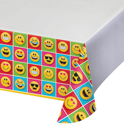 Wanna Party Emojies Tablecover 54X102"