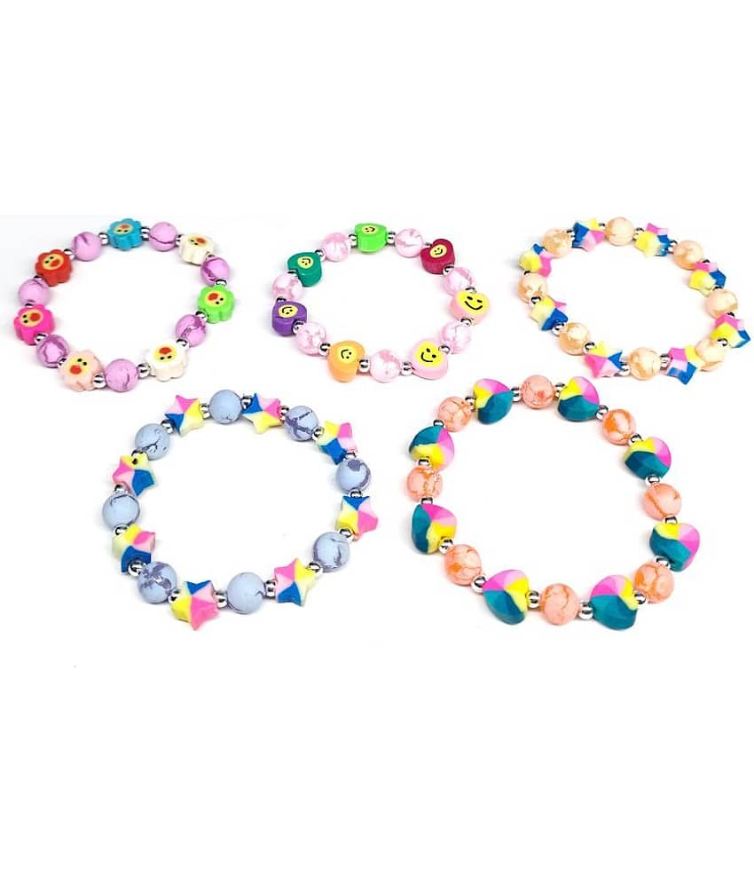 DAIVYA WELLNESS - Multicolor Bracelet ( Pack of 5 )