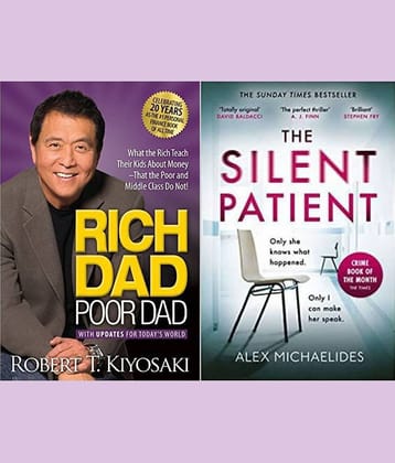 Rich Dad Poor Dad +The Silent Patient (English, Paperback)