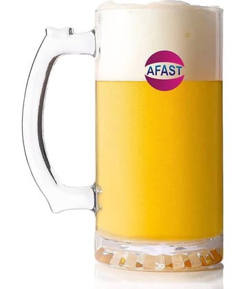 Somil MultiPurpose Glasses Glass Beer Glasses & Mug 500 ml ( Pack of 1 ) Transparent