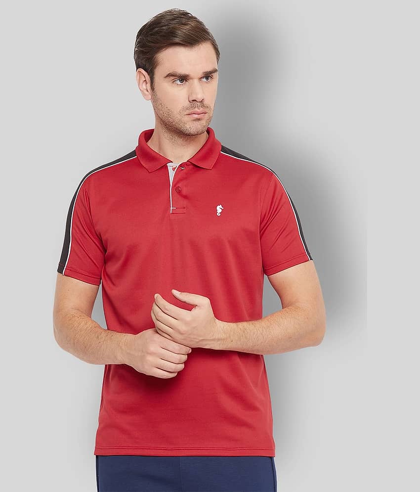 EPPE - Charcoal Polyester Regular Fit Men's Sports Polo T-Shirt ( Pack of 1 )