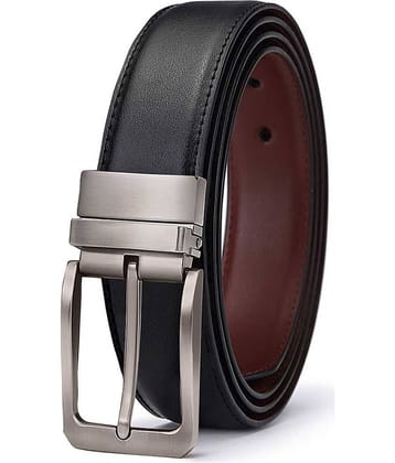SUNSHOPPING Black PU Formal Belt