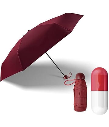 Eastern Club Stylish & Cute Capsule Travel Umbrella 4 Fold Strong & UV Proof Sun-Rain Umbrella