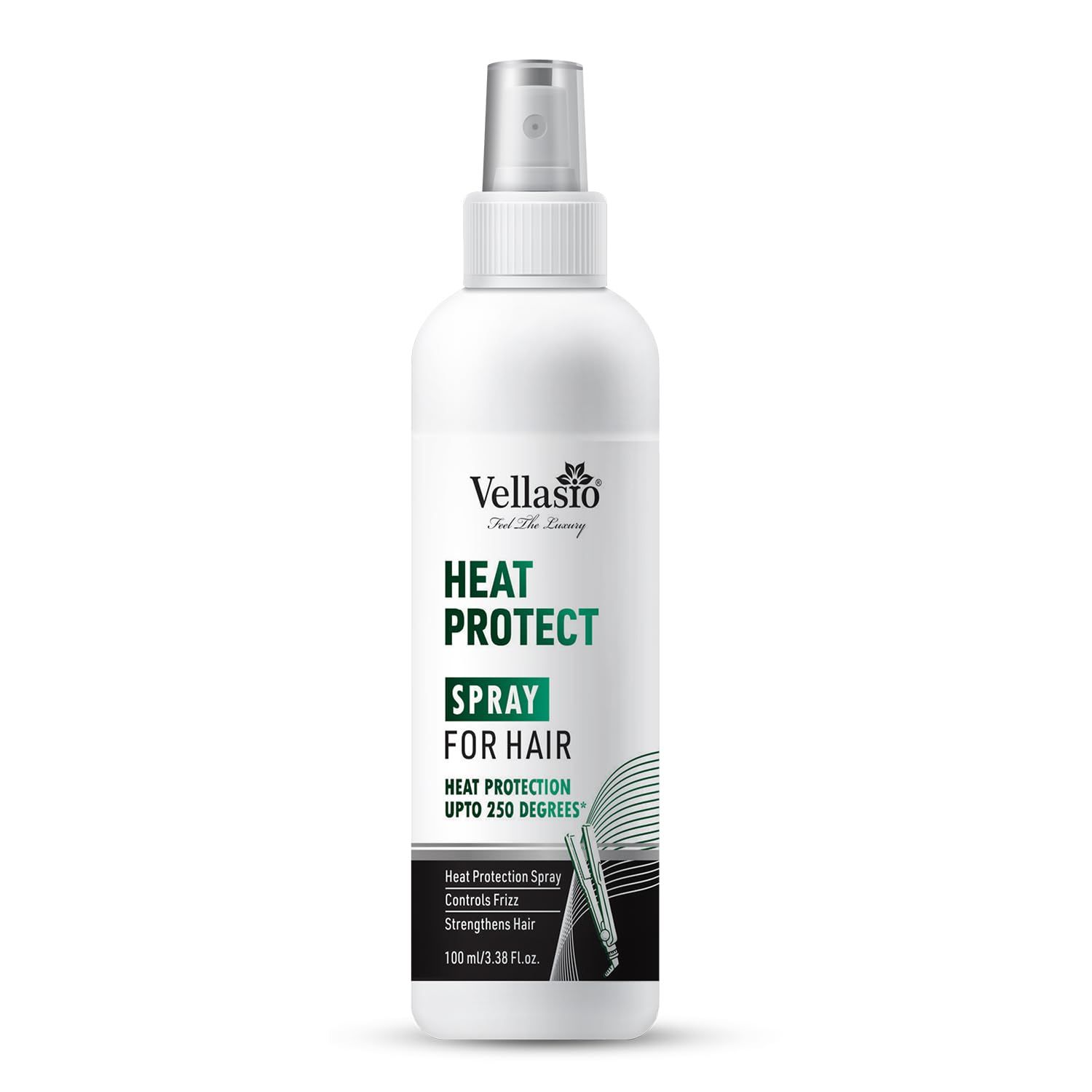 VELLASIO Classic Heat Protectant with Argan Oil & Grapeseed - Thermal Hair Protector for Straightening, Curling, Blow Drying, For Men & Women VELLASIO Classic Heat Protectant with Argan Oil & Grapeseed - Thermal Hair Protector for Straightening, Curling,