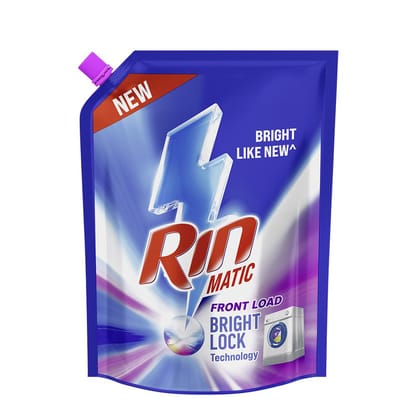 Rin Matic Front Load Liquid Detergent Refill 2 Litres Rin Matic Front Load Liquid Detergent Refill 2 Litres