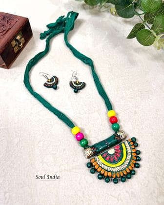 Handmade Terracotta Jewellery Set