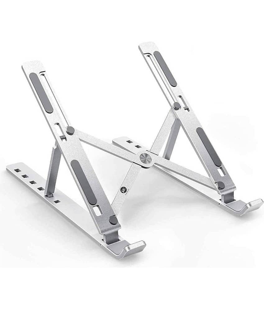 kk crosi Laptop Table For Upto 48.26 cm (19) Silver Laptop Holder