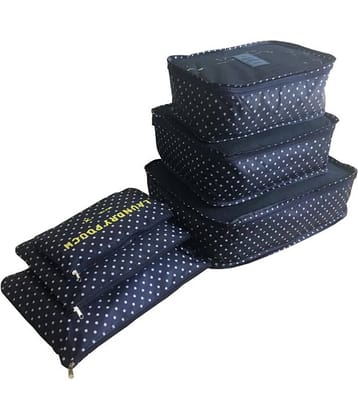 House Of Quirk Blue Travel Storage Organizer Pouch