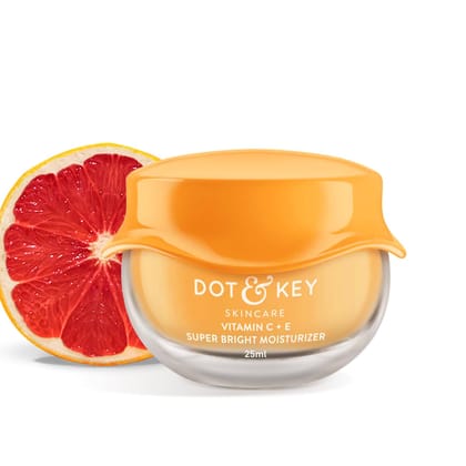 Dot & Key Vitamin C + E Sorbet Super Bright Moisturizer for Face | Vitamin C Face Cream For Glowing Skin | Reduces Skin Dullness | Oil Free & Lightweight | For All Skin Types | 25ml Dot & Key Vitamin C + E Sorbet Super Bright Moisturizer for Face | Vitam