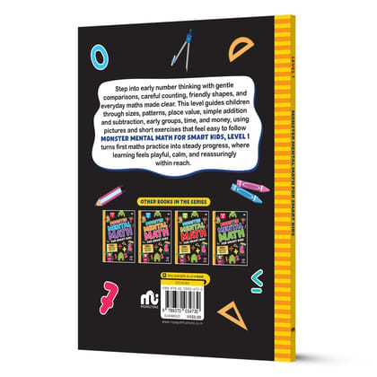 Monster Mental Math for Smart Kids: Level 1 — 100+ Questions to Boost Your Math Skills Monster Mental Math for Smart Kids: Level 1 — 100+ Questions to Boost Your Math Skills