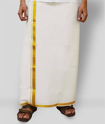 sundar White Dhoti