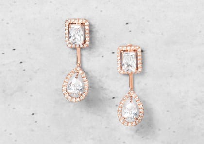 Twin Amore Solitaire Earrings