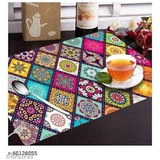 placemats set of 6 pcs/ table mat set of 6 pcs/ dining table placemat set of 6pcs/placemat set of 6 pcs(multicolour