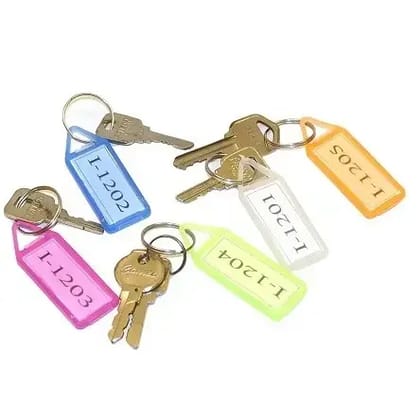 Unique Key Chains 50 pcs Box