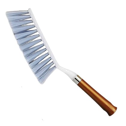 Aloud Creations Long Bristle Dust Cleaning Brush , Ideal For Carpet Cleaning, Car Seat, Bed, Sofa, Curtains, Mats And Household Upholstery Cleaning , Multicolour , Pack Of 1