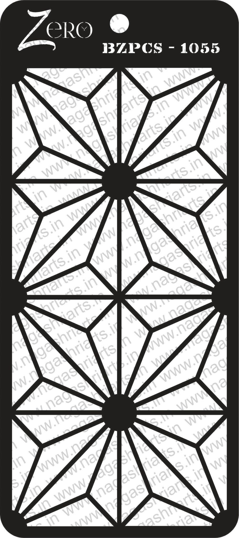 Brand Zero Pratibimb Craft Stencil - Code: BZPCS-1055 - Select Your Preferred Size