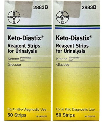Bayer Keto Diastix 50 Strips(Pack of 2)