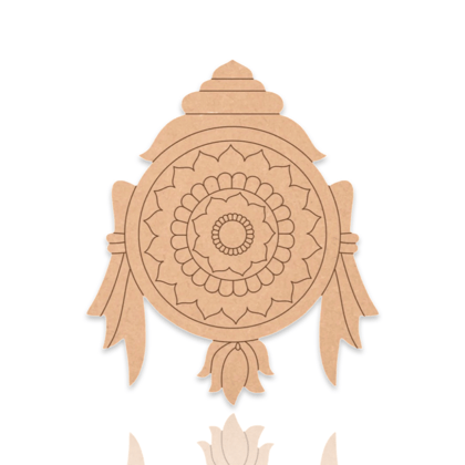 TCF INDIA - Mandala Pre Marked Cutout-4MM / 6 Inch
