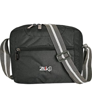 ZAIKO BAGS Grey Solid Messenger Bag