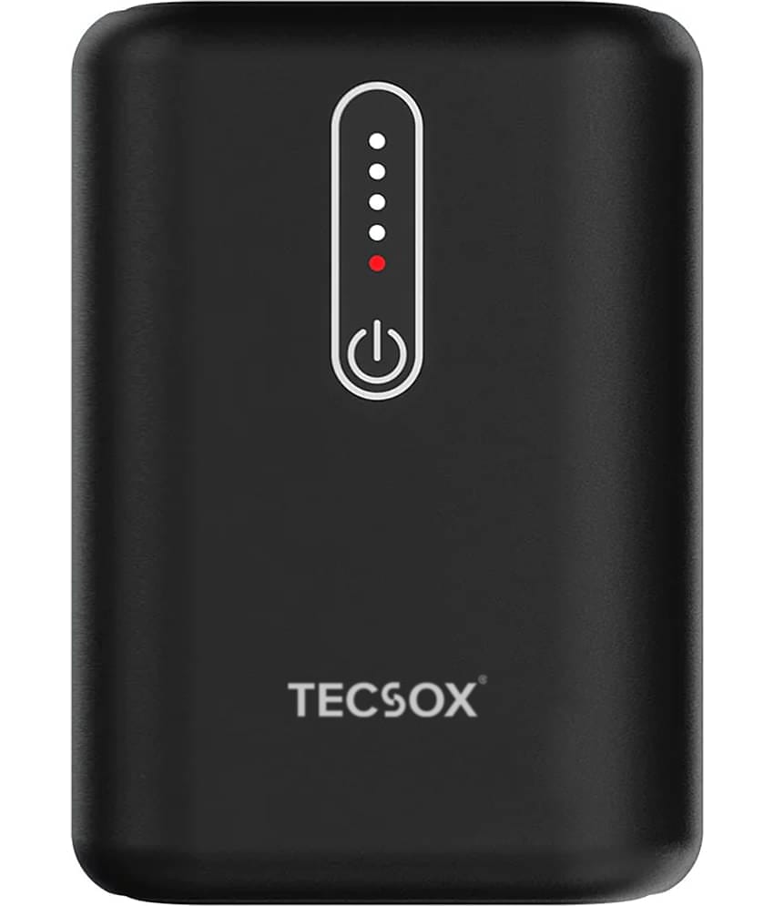 Tecsox 10000 -mAh 5V/3A Li-Polymer Power Bank