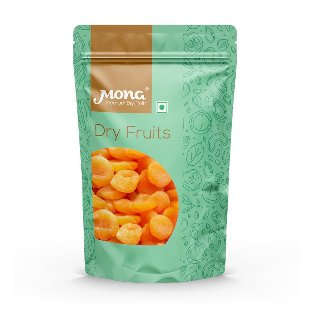 Mona Premium Dried Apricots | Sweet & Tangy Healthy Dry Fruit Snack