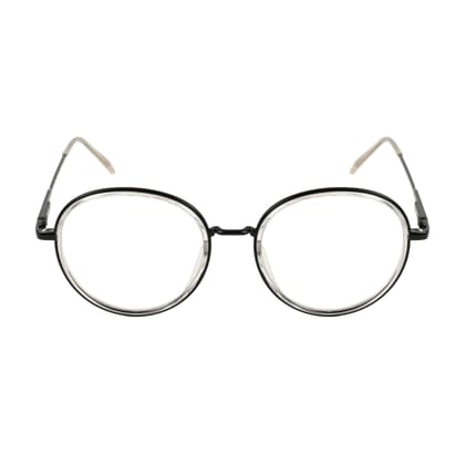 TERRY & CO Zero Power Blue Cut Eyeglasses | Metal Frame | Medium Size | Anti-Reflective, UV Protection, Lightweight | Spring Hinges | Unisex