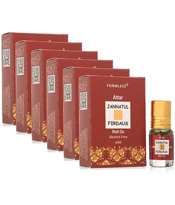 Jannatul Firdaus 3ml Attar 6pc. - Below 50ml