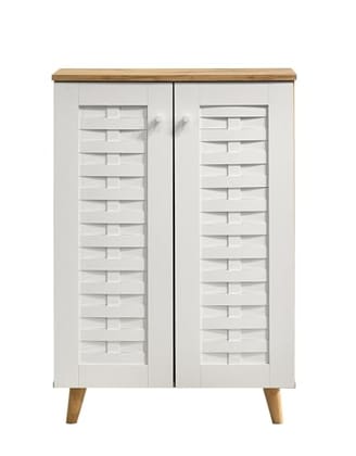 DeckUp Amari 2-Door Engineered Wood Shoe Rack
