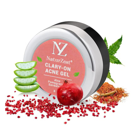 NaturZest Clary-On Acne Gel, 6 gm NaturZest Clary-On Acne Gel, 6 gm