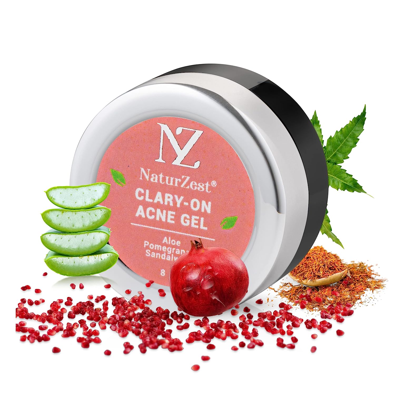 NaturZest Clary-On Acne Gel, 6 gm