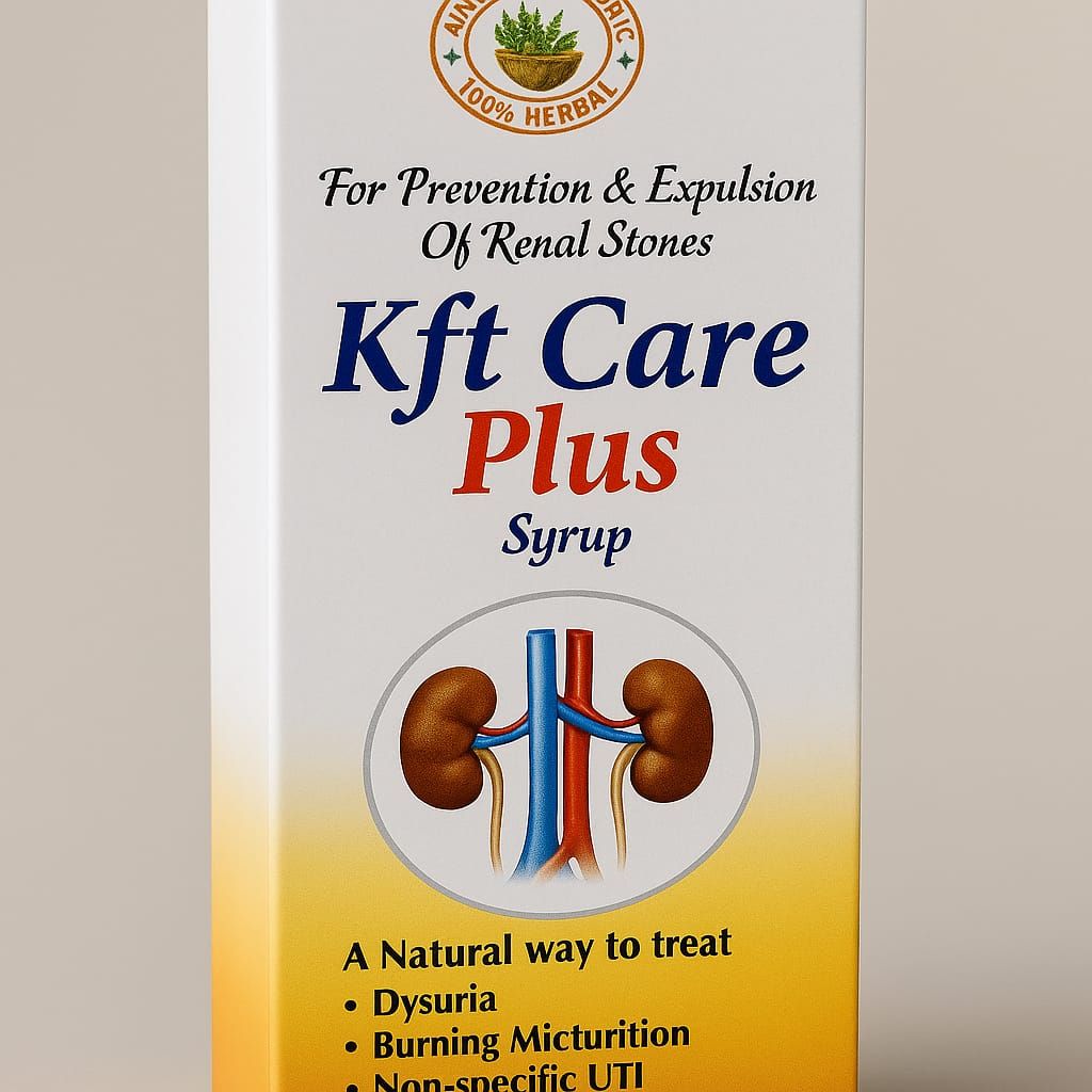 Kft Care Plus Syrup  200ml Ayurvedic Tonic for Kidney Stone & Urinary Tract Health