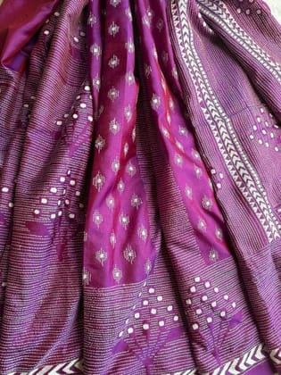 Blended Kantha Stitch Purple